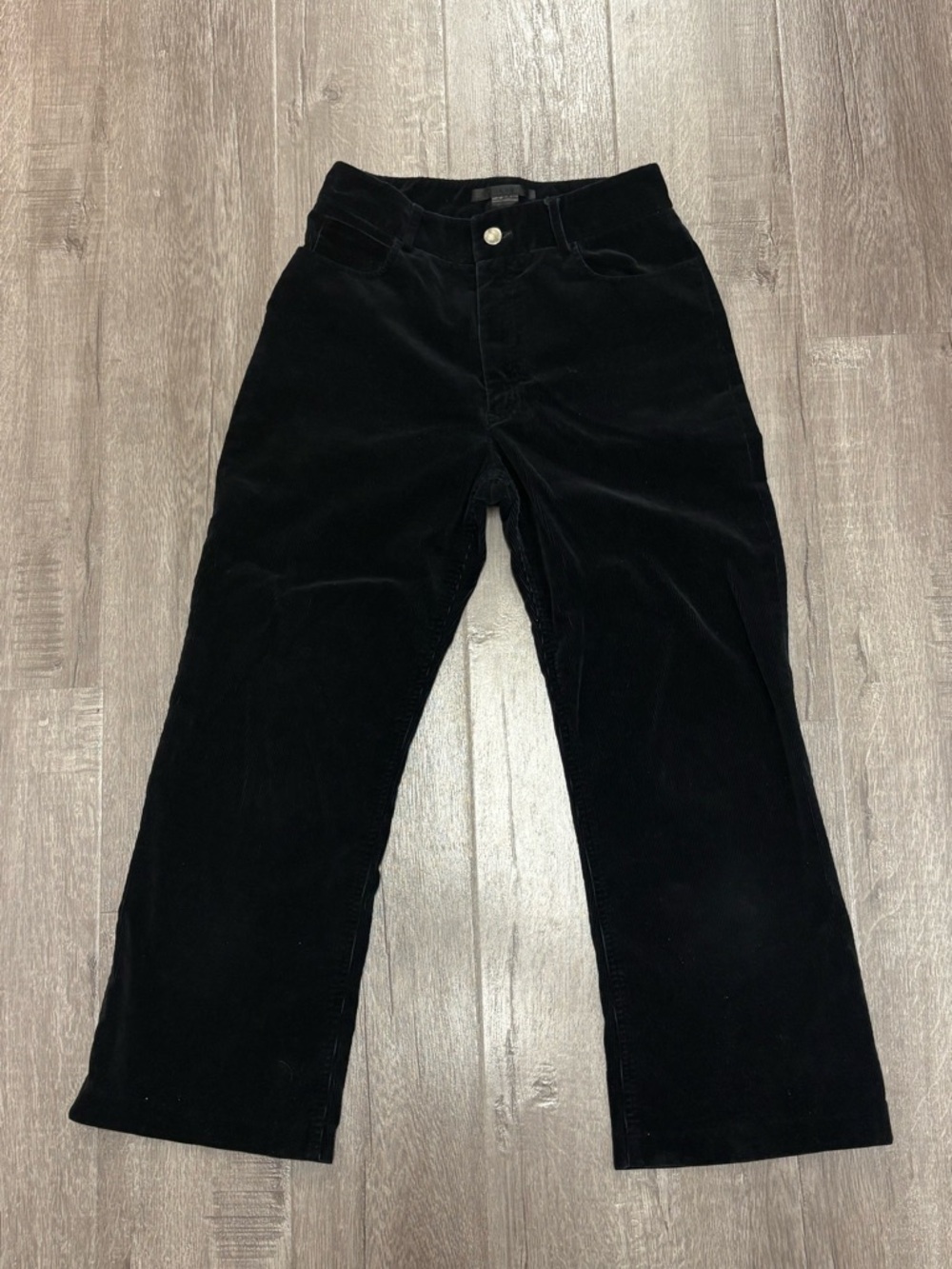 Jenni Kayne Black Corduroy crops